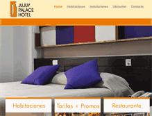 Tablet Screenshot of jujuypalacehotel.com